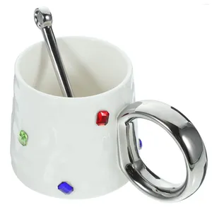 Wine Glasses Drinking Cup Office Ceramic Mugs Porcelain Coffee Large Capacity Tea Milk Water Cups