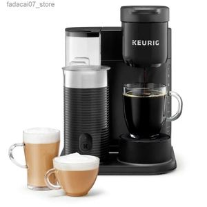 Кофеварки Keurig K-Cafe Essentials Single Serve K-Cup Pod Кофеварка для латте и капучино Черная кофеварка для эспрессо Q240218