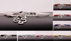 10 pezzi lotto Infinity Love 8 Autismo Puzzle pendente Bracciale pendente di fascino DonnaUomo Braccialetti semplici Braccialetti Gioielli regalo A14725802172466734