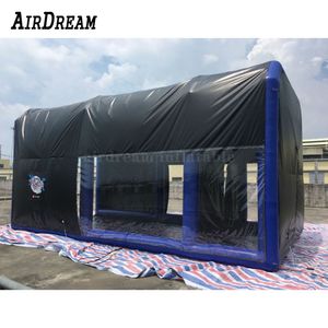 10x5x3.5mH (33x16.5x11.5ft) cabina di verniciatura gonfiabile per esterni personalizzata di alta qualità all'ingrosso, tenda per verniciatura per auto gonfiabili