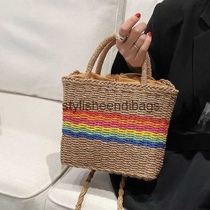 Omuz çantaları Straw Dokuma Çanta Kadınlar İçin Yaz Rattan Crossbody Bag El Yapımı Plaj Çantası Bohemia Seyahat Çantası Bayanlar Moda Sepet Tote Purse24219