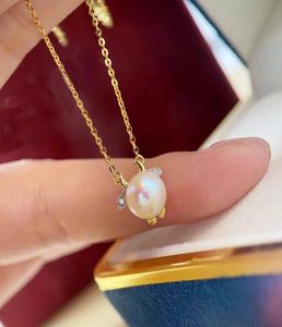 Luxurious quality pendant necklace in 80cm and diamond for women wedding jewelry gift PS81281426361
