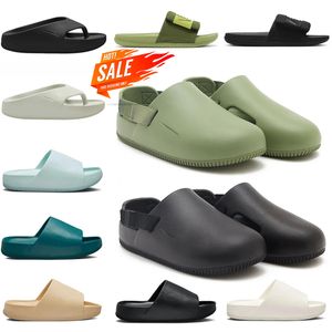 Designer sandal slipper sliders for men women calm mule all black oil green light platform sandals mens trainers flip flops beach shoes