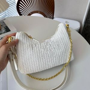 2024 Designer beach bag Straw Shoulder Bags Summer weave Luxury beach bag designer handbag out travel tote crossbody
