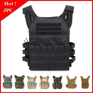 Caça armadura corporal tática jpc molle placa colete ao ar livre cs jogo paintball airsoft colete equipamento militar 240125