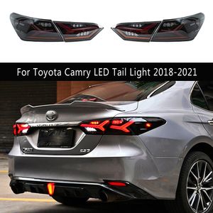 Araba Aksesuarları Dinamik Salel Turn Sinyal Göstergesi Toyota Camry LED Kuyruk Işığı 18-21 Fren Ters Koşu Işıkları Otomatik Parça