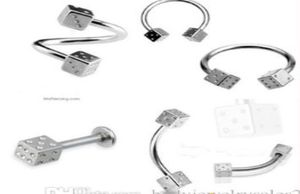 50 peças lote mistura 810mm joia piercing corporal aço inoxidável anel de nariz anel de ferradura 9340531