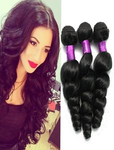 Peruano onda solta tramas de cabelo virgem 4 pcs 6a não processado pacotes de cabelo virgem peruano cabelo peruano barato extensões de cabelo humano l4571959