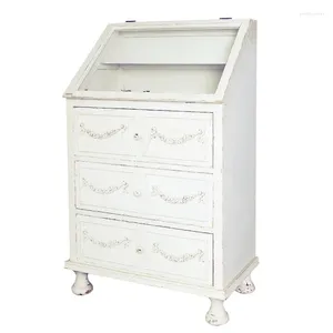 Decorative Plates Retro Country Chest Of Drawers Display Cabinet Makeup Product Storage