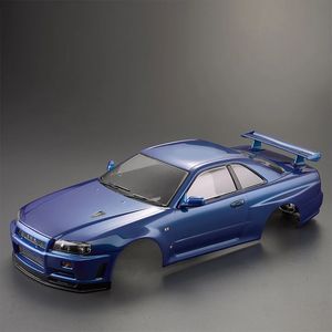 キラーボディ110電気RCカー完成ケースフレームPCボディ48716 BNR34 257mmホイールベース240119