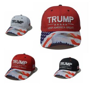 Trump Eagle Hat Donald Trump Baseball Hat Keep America Świetnie regulowany oddychany oddychający hip -hop Hop Snapback Caps IIA2992847934