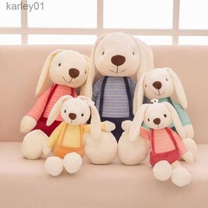 Fyllda plyschdjur Kaii 40cm Bunny Rabbit Baby Toys Söt mjuk trasa Heminredning för barn Bidrag gåva YQ240218