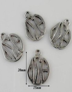 Charms Whole 20pcs a lot antique silver plated greek letter Sorority delta sigma thetaconnectorpendant Factory e61007192544613