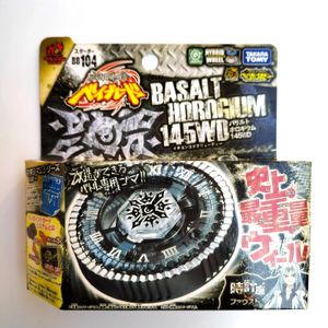 Tomy Beyblade Metal Battle Fusion Top BB104 BASALT HOROGIUM 145WD 4D COM lançador de luz 240127