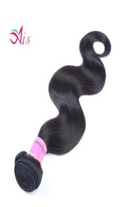 1pc Grade 7A Brazilian Hair Body Wave Unprocessed Human hair weaves Brazilian Mongolian Malaysian Peruvian Hair Weft9522231