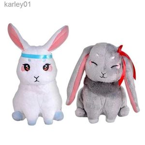 Pluszowe pluszowe zwierzęta Mo Dao Zu Shi Toy Peluche Kaii Rabbit Animal Wei Wu Xian Wang Ji Pet Toys Prezenty urodzinowe YQ240218