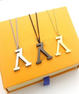 2019 new fashion high quality boutique reverse V gold necklace couple women necklace Valentine039s Day gift jewelry whole l5906256