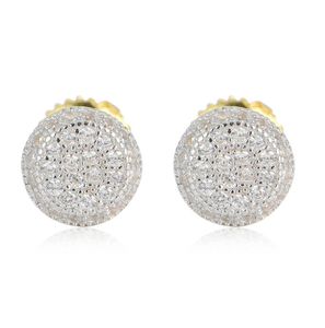 Mens Hip Hop Jewelry Iced Out Diamond Stud Earring 925 Pure Silver Earings Gold Silver Women Accessories2553290