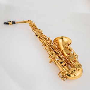 Tillverkad i Japan 280 Professional Alto Drop E Saxophone Gold Alto Saxophone With Band Mouth Piece Reed Aglet Mer Package Mail 001