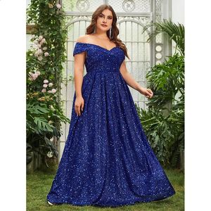 Plus Size Trägerloses, perlenbesetztes, bodenlanges Abendkleid 6XL7XL, elegantes Luxus-Bankett-Pailletten, glänzend, großer Abschlussball 240202