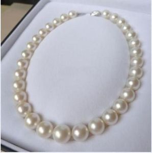 Fine Pearl Jewelry fine NATURAL lunga 1316mm perfetta collana rotonda di perle bianche del mare del sud 14K2913408