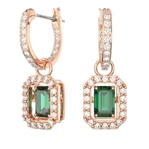 Brincos Swarovski Designer Mulheres Qualidade Original Charme Coração Brincos de Açúcar Para Mulheres Cristal Dinâmico Açúcar Brincos em Forma de Gota de Água para Mulheres