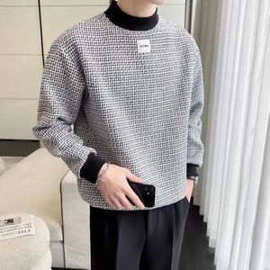 Sweatshirts for Man Black Hoodieless Tshirt Top No Men's Clothing Rock Pullover Autumn Harajuku Fashion i 240119