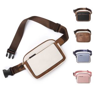 Luxury LL Bags Women PU Waist Bag Gym Running Outdoor Sports Waistpacks Travel Men Phone Coin Purse Casual Belt Cross Body Fanny Pack Bag Waterproof Adjustable