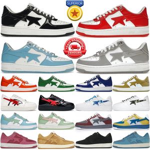 Designer sapatos casuais homens mulheres tênis baixo top couro preto branco bebê azul laranja camo verde camurça rosa legal cinza vermelho homens esportes ao ar livre treinadores