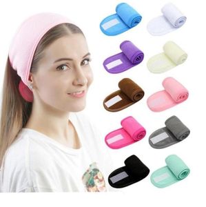 10 Colors Hairband Women Headbands Cotton Hair band Girls Turban Makeup Hairlace Sport Headwraps Terry Cloth HairPins for Washing 8815358
