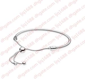 Autentisk 925 Sterling Silver Hand Rope Armband för Justerbar storlek Kvinnor Bröllopspresent smycken armband med original Box1169883