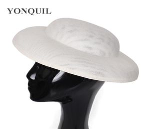 30 cm rotondo grande cappello Fascinator base accessori per capelli donna Imitazione Sinamay fascinator copricapo materiale festa di nozze attraente6070104