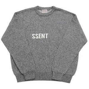 Designer essentiSweaters marca de alta qualidade manga longa camisola simples sólido o pescoço casual malha pullovers masculino sportwear jumpers