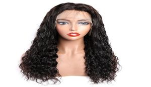 Pre Plucked 150 Density Water Wave Wigs Brazilian Human Hair Lace Front With Baby Wet and Wavy Hair4533533