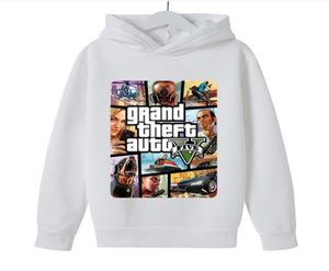 Gençler için Giysiler 039S Giyim GTA 5 Pamuk Hoodies Uzun Kollu Sokak Tarzı Ceket Unisex Boys Sweatshirt Kızlar Pullo3127839