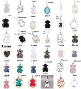 100 925 Sterling Silver Bear Pendant Elegant Fashion High Quality Women039s Jewelry Manufacturer Whole 36044023