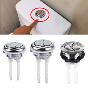 Bath Accessory Set 38/48/58MM Toilet Buttons Double Flush Press Button Seat Circular Water Tank Cover ABS Bathroom Accessories