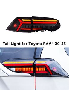 LED-svängsignalslampan för Toyota Rav4 Car Taillight 2020-2023 Bakre broms Omvänd ljusbiltillbehör