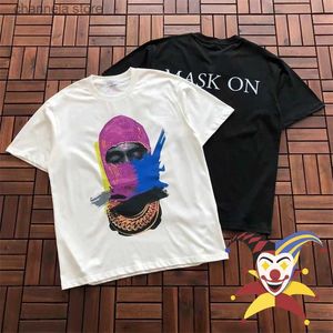 Men's T-Shirts IH NOM UH NIT PARIS Purple Knit Mask Man T Shirt Men Women Top Quality Oversized Casual T-Shirts T240218