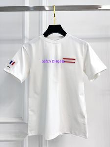 24SS Early Spring Casual Sports T-shirt Men's Itlay Paris Men's Velvet T-Shirt USA Size Jacket Män och kvinnors högkvalitativa designer T-shirt Kort ärm Tee 503
