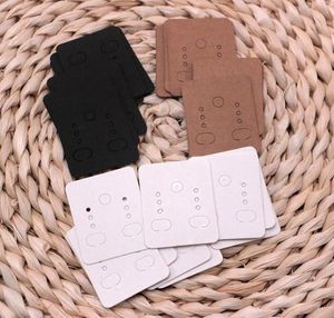 Whole1500pcslot 3colors Handmade DIY Kraft Paper Earring Jewelry Display Card Making Accessories Label Tag 38x47cm8279862