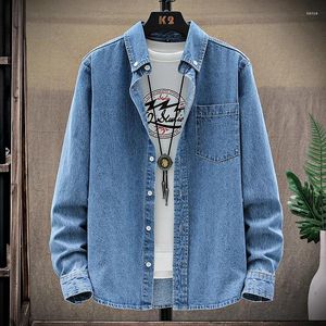 Men's Casual Shirts 2024 Arrival Spring High Quality Cotton Mens Denim Autumn Smart Fashion Men Plus-size M-3XL