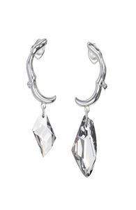 Hoop Niche Design KVK Earrings Irregular Crystal Pendant Dangle Earring9572386