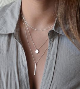 Pretty Choker Collier Naszyjniki boho perły diamentowe łańcuch wielowarstwowy dla kobiet mężczyzn Bar Warstwowy metalowy metalowy łańcuch N9946844