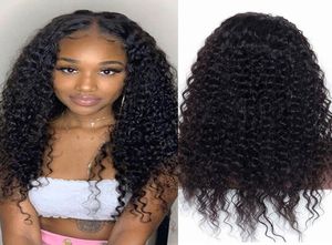 Curly Human Lace Wigs 10A Grade Brazilian Malaysian Virgin Soft Human Hair Lace Front Wig With Baby Hair Full Lace Wigs Bleached K2623373