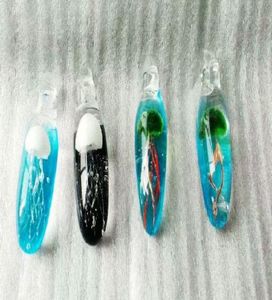 current 4 pcs jellyfish glass pendant men women wear jewelry necklac5169153