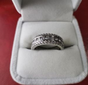 2021 neuester Damen-Diamantring voller Kristall 925 Sterling Silber Ringe Frau verheiratet von Luxus-Designerschmuck enthält Highend 5121777