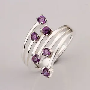 Cluster Rings LKNSPCR339 Wholesale 925 Sterling Silver Ring Fashion Jewelry /axpajowa Cjvalbca