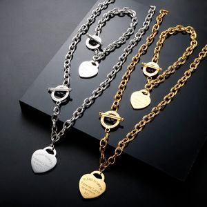 2024 Luxury Designer Fashion Necklaces Choker Chain 925 Silver Plated 18K Gold Plated Stainless Steel Letter Pendant Necklace For Womens JewelryQ1