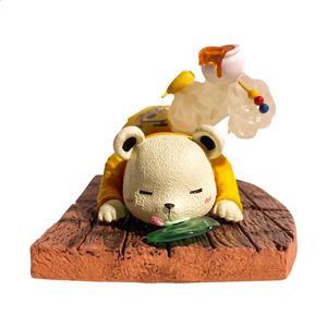 95cm bepo anime figura de ação dos desenhos animados bonito pet estatueta beibo urso modelo brinquedos decoração para crianças presente boneca 240119